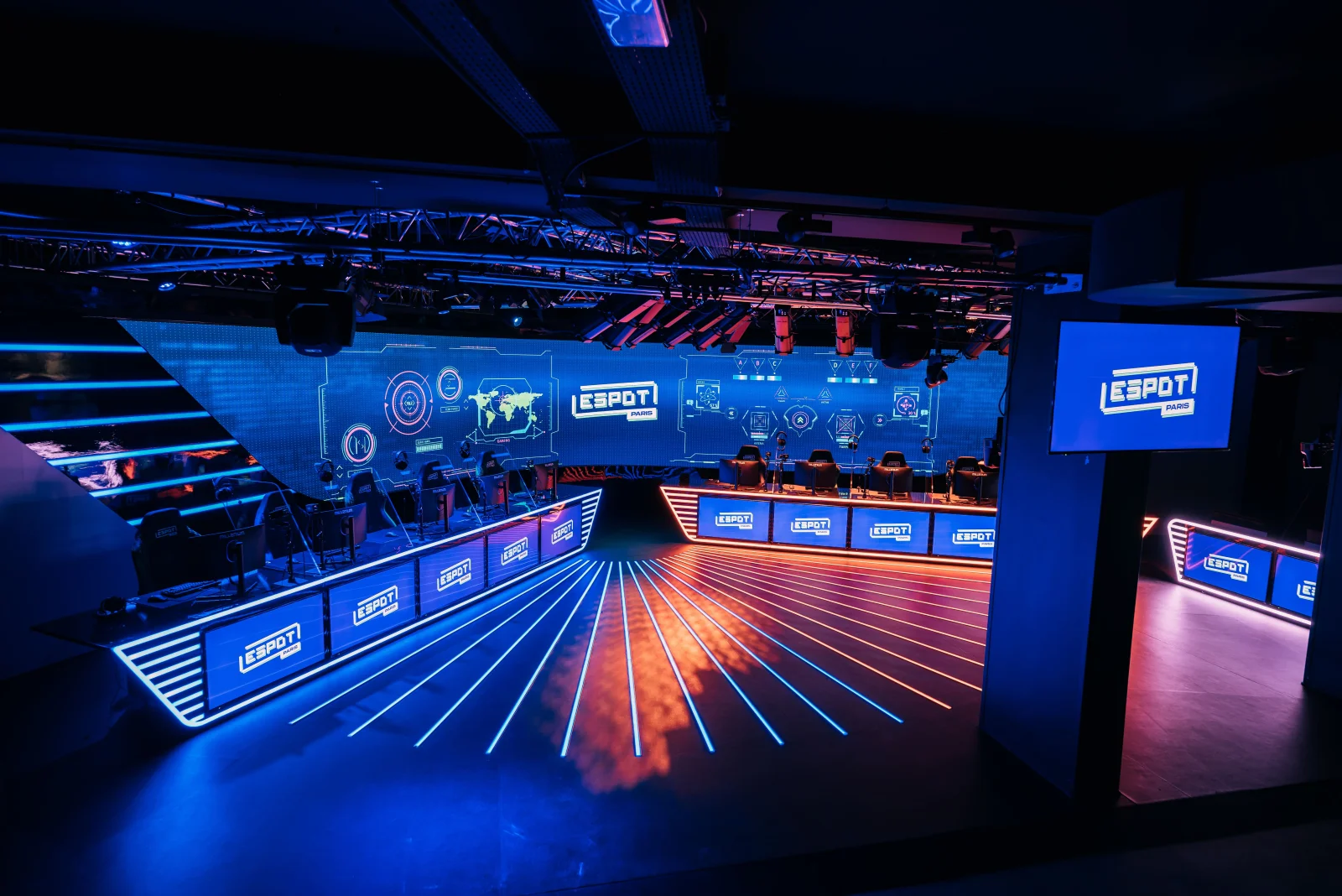 L'arène ESpot Paris pour le Breakout Trading Fight